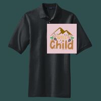 Heavyweight Cotton Pique Polo with Pocket Thumbnail