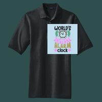 Heavyweight Cotton Pique Polo with Pocket Thumbnail