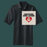 Heavyweight Cotton Pique Polo with Pocket Thumbnail