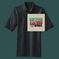 Heavyweight Cotton Pique Polo with Pocket Thumbnail