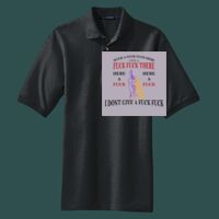 Heavyweight Cotton Pique Polo with Pocket Thumbnail