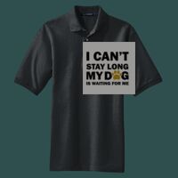 Heavyweight Cotton Pique Polo with Pocket Thumbnail