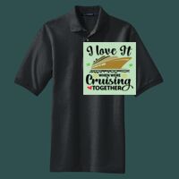 Heavyweight Cotton Pique Polo with Pocket Thumbnail