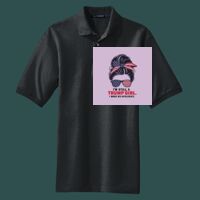 Heavyweight Cotton Pique Polo with Pocket Thumbnail