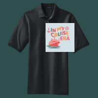 Heavyweight Cotton Pique Polo with Pocket Thumbnail