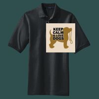 Heavyweight Cotton Pique Polo with Pocket Thumbnail