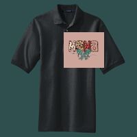 Heavyweight Cotton Pique Polo with Pocket Thumbnail