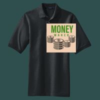 Heavyweight Cotton Pique Polo with Pocket Thumbnail