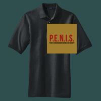 Heavyweight Cotton Pique Polo with Pocket Thumbnail