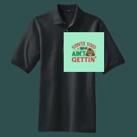 Heavyweight Cotton Pique Polo with Pocket Thumbnail