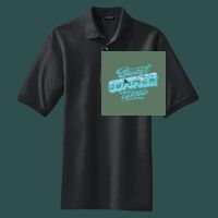 Heavyweight Cotton Pique Polo with Pocket Thumbnail