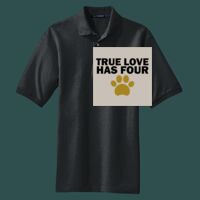 Heavyweight Cotton Pique Polo with Pocket Thumbnail