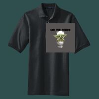 Heavyweight Cotton Pique Polo with Pocket Thumbnail