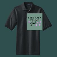 Heavyweight Cotton Pique Polo with Pocket Thumbnail