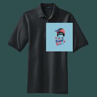 Heavyweight Cotton Pique Polo with Pocket Thumbnail