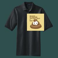 Heavyweight Cotton Pique Polo with Pocket Thumbnail
