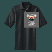 Heavyweight Cotton Pique Polo with Pocket Thumbnail