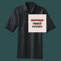 Heavyweight Cotton Pique Polo with Pocket Thumbnail