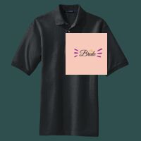 Heavyweight Cotton Pique Polo with Pocket Thumbnail