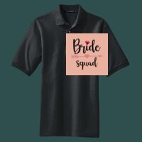 Heavyweight Cotton Pique Polo with Pocket Thumbnail