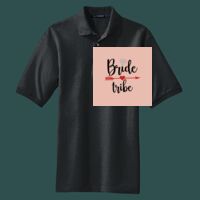 Heavyweight Cotton Pique Polo with Pocket Thumbnail