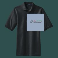 Heavyweight Cotton Pique Polo with Pocket Thumbnail