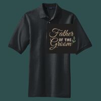 Heavyweight Cotton Pique Polo with Pocket Thumbnail