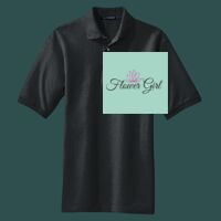 Heavyweight Cotton Pique Polo with Pocket Thumbnail