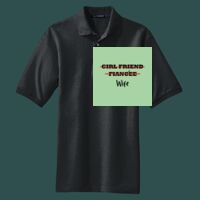 Heavyweight Cotton Pique Polo with Pocket Thumbnail