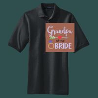 Heavyweight Cotton Pique Polo with Pocket Thumbnail