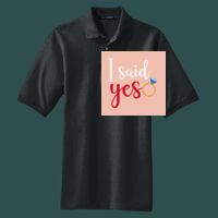 Heavyweight Cotton Pique Polo with Pocket Thumbnail