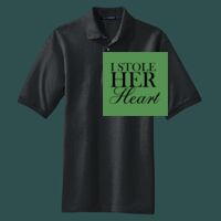 Heavyweight Cotton Pique Polo with Pocket Thumbnail