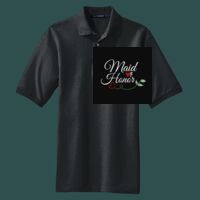 Heavyweight Cotton Pique Polo with Pocket Thumbnail