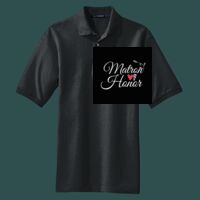 Heavyweight Cotton Pique Polo with Pocket Thumbnail