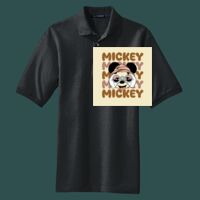 Heavyweight Cotton Pique Polo with Pocket Thumbnail