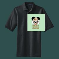 Heavyweight Cotton Pique Polo with Pocket Thumbnail