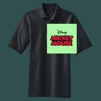 Heavyweight Cotton Pique Polo with Pocket Thumbnail