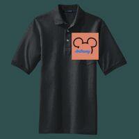 Heavyweight Cotton Pique Polo with Pocket Thumbnail