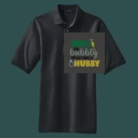 Heavyweight Cotton Pique Polo with Pocket Thumbnail