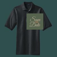 Heavyweight Cotton Pique Polo with Pocket Thumbnail