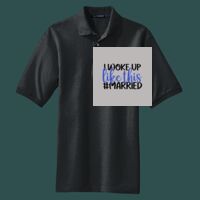 Heavyweight Cotton Pique Polo with Pocket Thumbnail