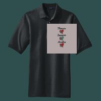 Heavyweight Cotton Pique Polo with Pocket Thumbnail