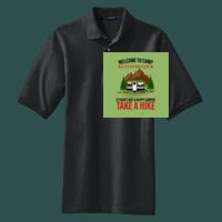 Heavyweight Cotton Pique Polo with Pocket Thumbnail