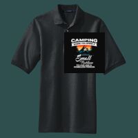 Heavyweight Cotton Pique Polo with Pocket Thumbnail