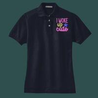 Women's Heavyweight Cotton Pique Polo Thumbnail