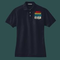 Women's Heavyweight Cotton Pique Polo Thumbnail