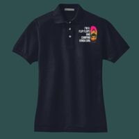 Women's Heavyweight Cotton Pique Polo Thumbnail