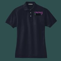 Women's Heavyweight Cotton Pique Polo Thumbnail