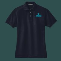 Women's Heavyweight Cotton Pique Polo Thumbnail