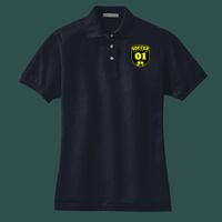 Women's Heavyweight Cotton Pique Polo Thumbnail